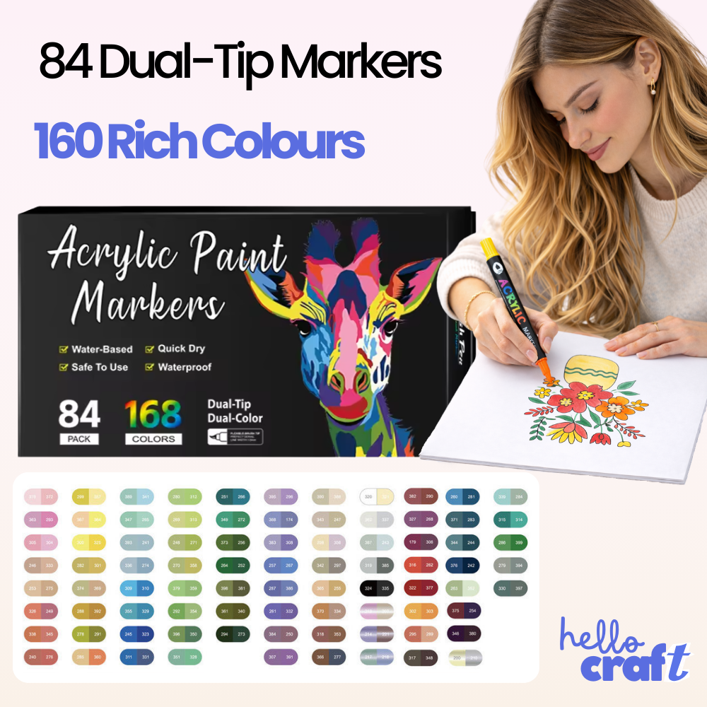HelloCraft SmoothColor™ Markers
