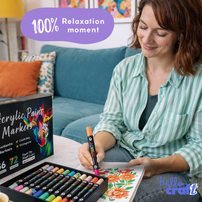 HelloCraft SmoothColor™ Markers