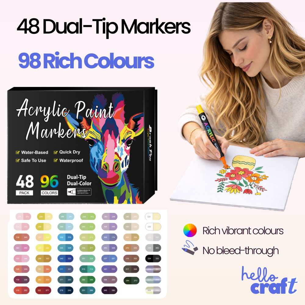 HelloCraft SmoothColor™ Markers