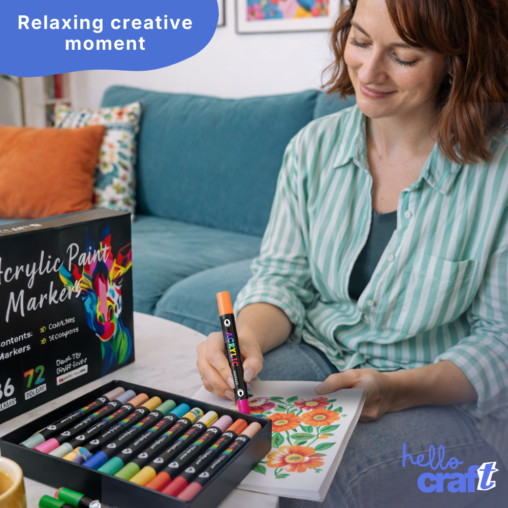 HelloCraft SmoothColor™ Markers