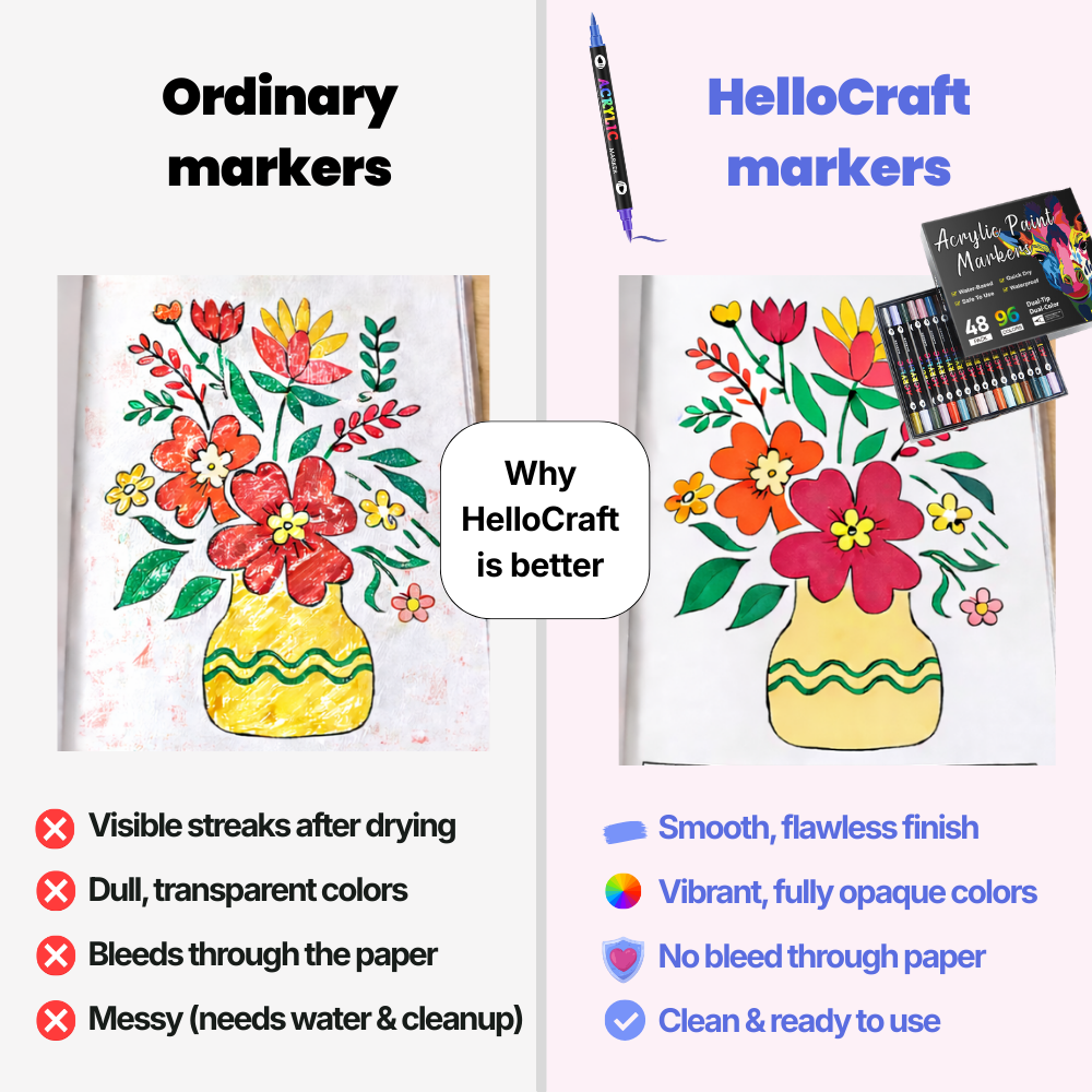 HelloCraft SmoothColor™ Markers