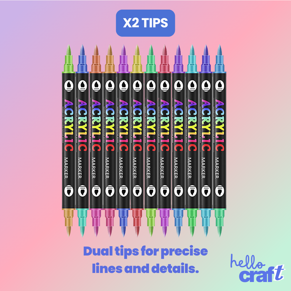 HelloCraft SmoothColor™ Markers