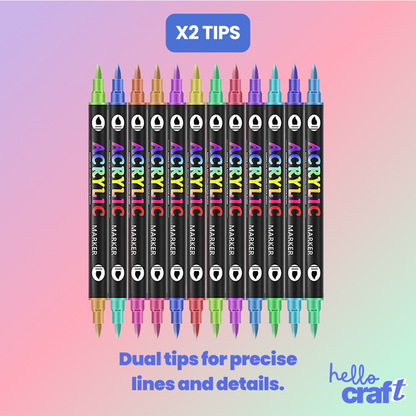 HelloCraft SmoothColor™ Markers
