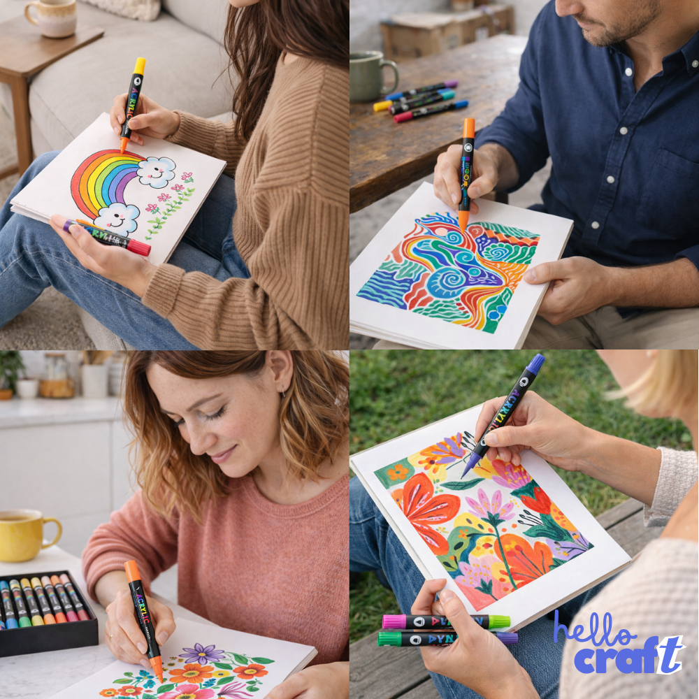 HelloCraft SmoothColor™ Markers