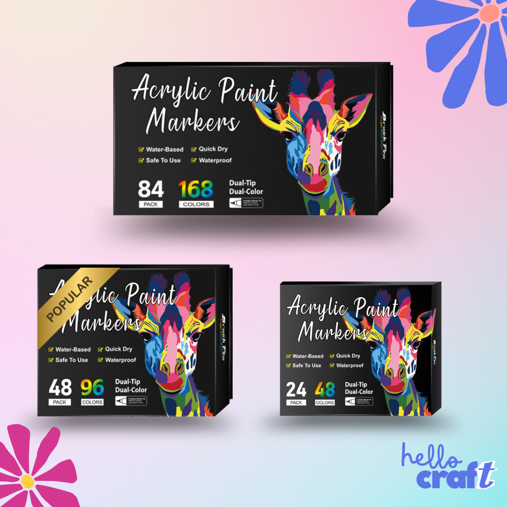 HelloCraft SmoothColor™ Markers