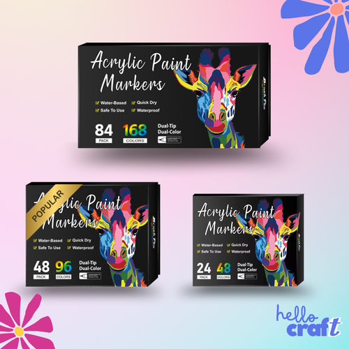 HelloCraft SmoothColor™ Markers