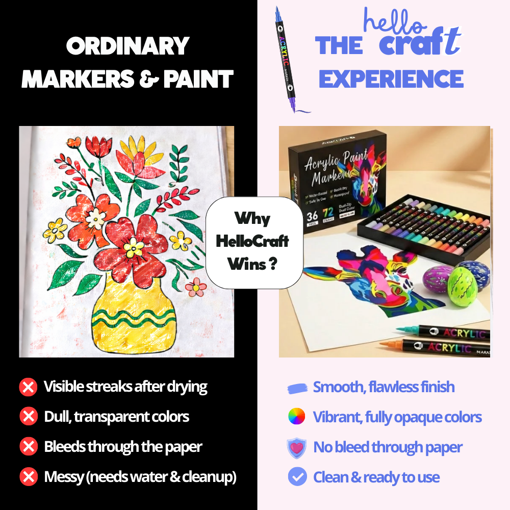 HelloCraft SmoothColor™ Markers