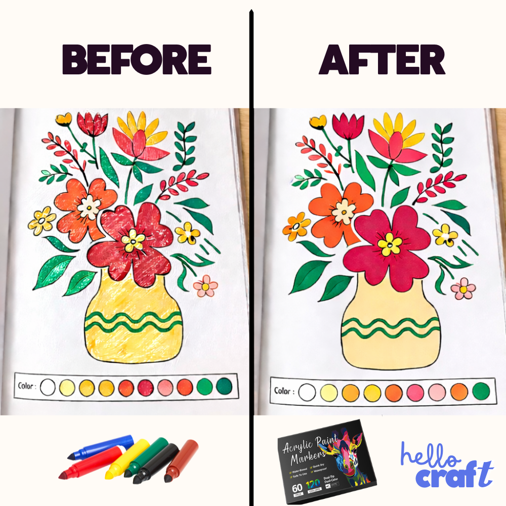 HelloCraft SmoothColor™ Markers